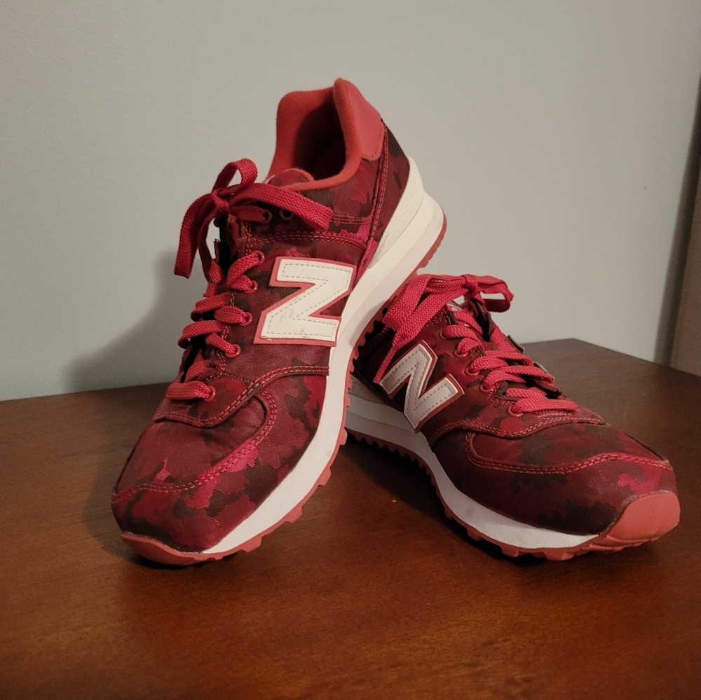 New Balance 574 RED sneakers 👟
